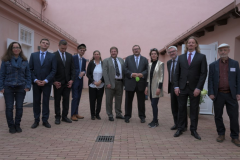 Geiger Alumni meeting in the Breslauer Forum of Abraham Geiger College.