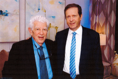 Rabbi Hirsch and Isaac Herzog, President of the State of Israel