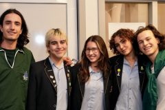 from left: Toby Zayontz, Theo Boltman, Jacqui Pizzo, Zoe Ziguras and Ben Krieser
