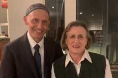 Rabbi Bergman and Sharene Hambur, WUPJ Representative to the Union for Progressive Judaism