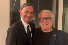 Rabbi Bergman and Dr. Philip Bliss OAM, President of Progressive Judaism Victoria