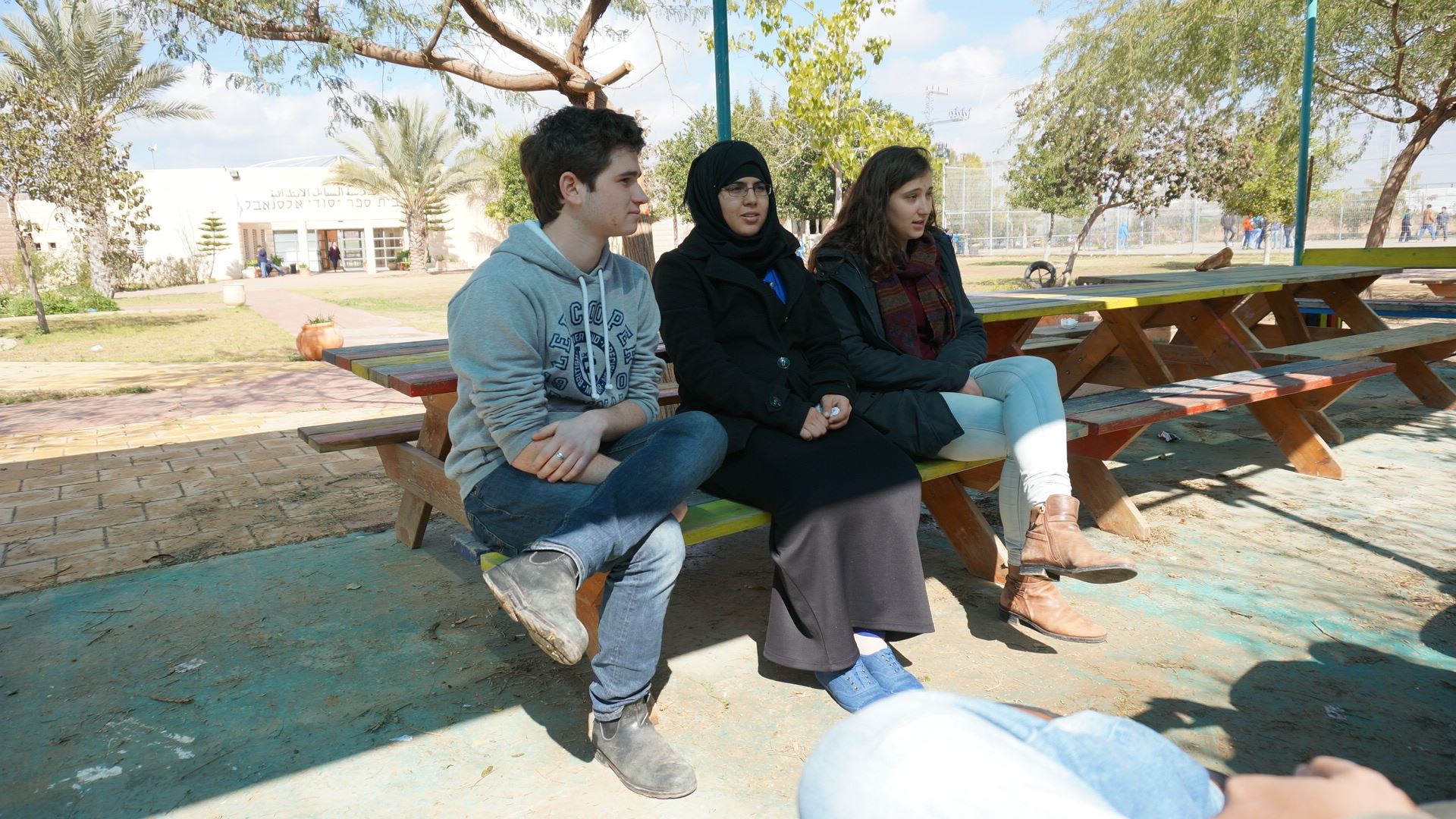 Beutel Leadership Seminar Participants learning about coexistence programs in Ramla