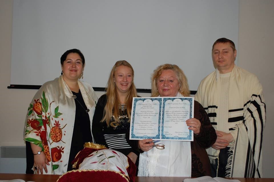 Celebrating an Adult Bat Mitzvah at Congregation Shirat Hayam in Odessa October 2017