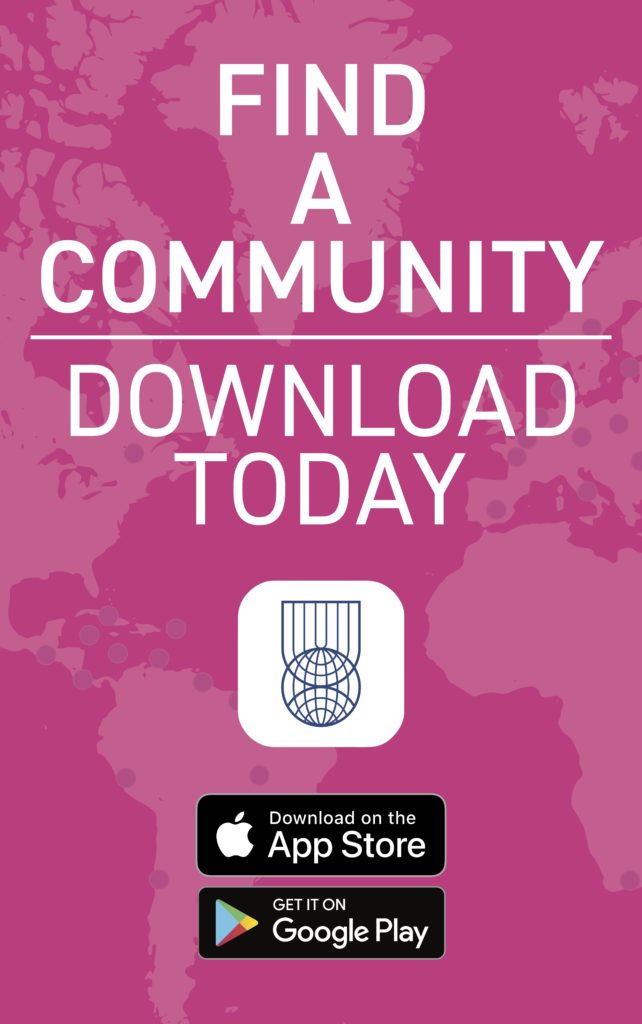 Find a Community | Download our app