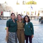 With Netzer Germany graduate Sharon, second from left, in Jerusalem