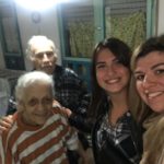 MASA FSU participants visit a senior home during Chanukah