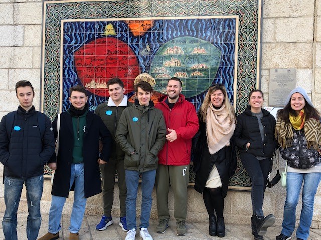 MASA FSU participants touring Jerusalem February 2019