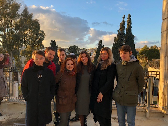 MASA FSU participants touring Jerusalem February 2019