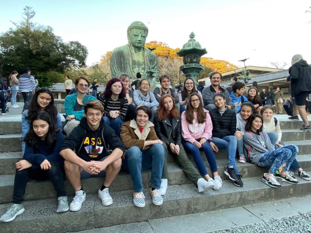 Scene from Teen Shabbaton in Tokyo, APJ November 2019