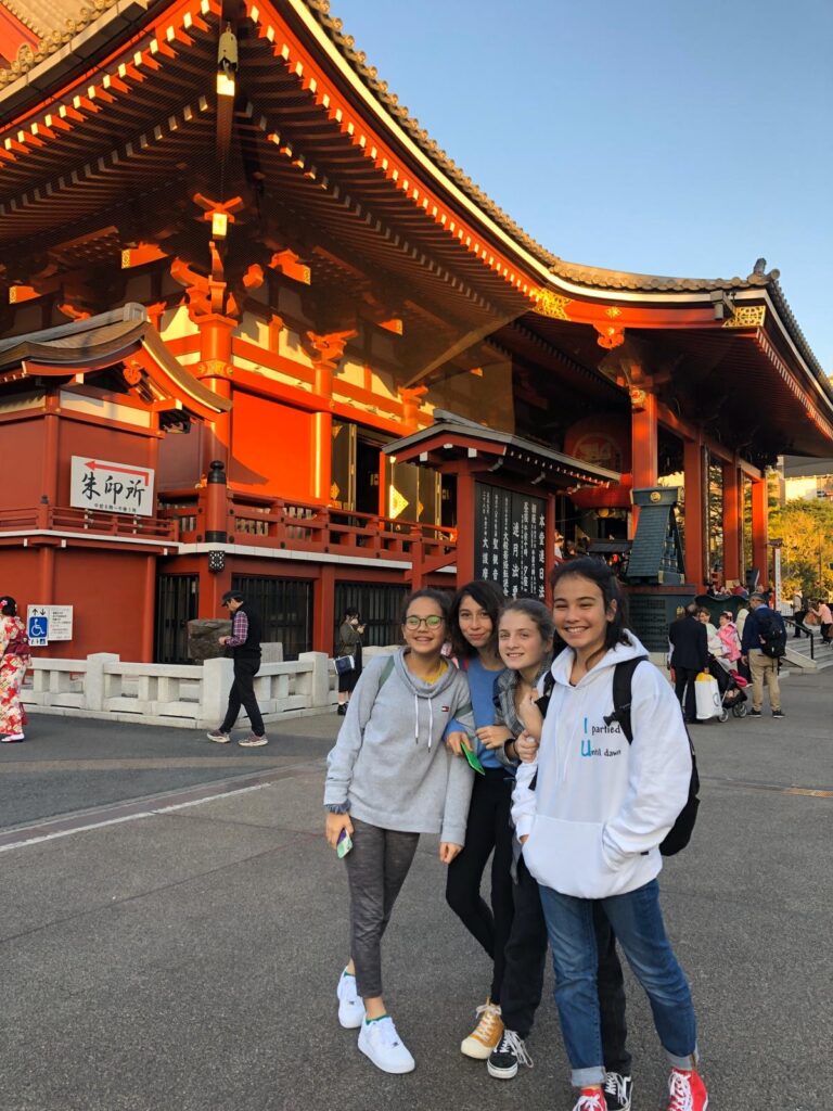 Scene from Teen Shabbaton in Tokyo, APJ November 2019