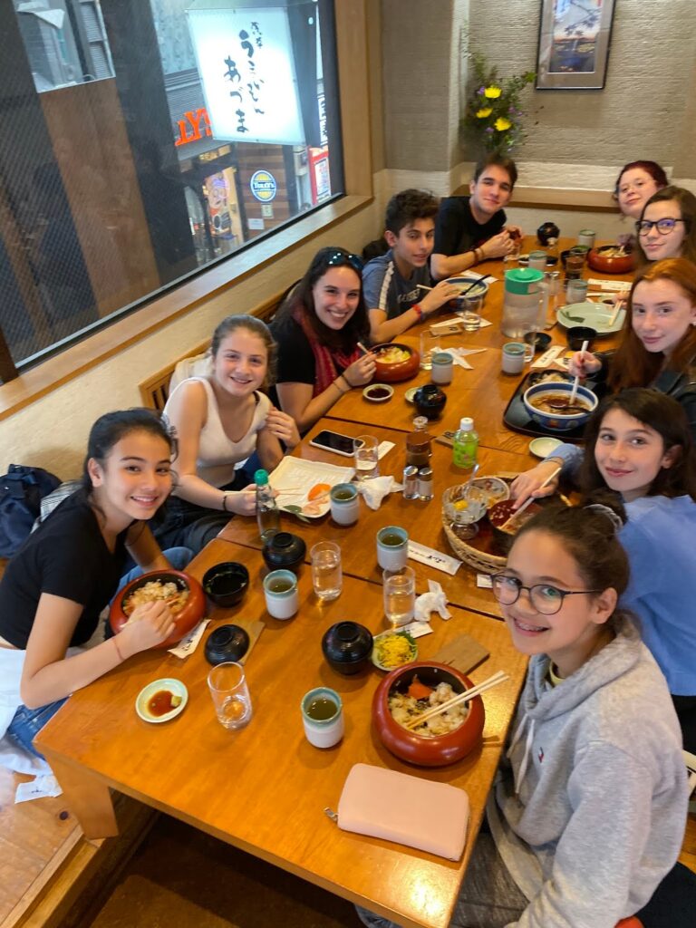 Scene from Teen Shabbaton in Tokyo, APJ November 2019